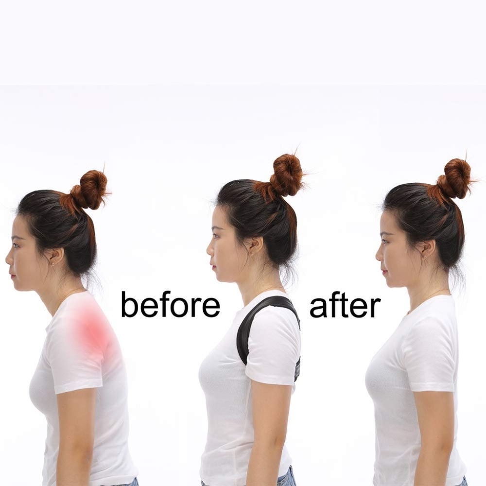 Posture Corrector Upper Back Brace Neck Support - Picture 3 of 7